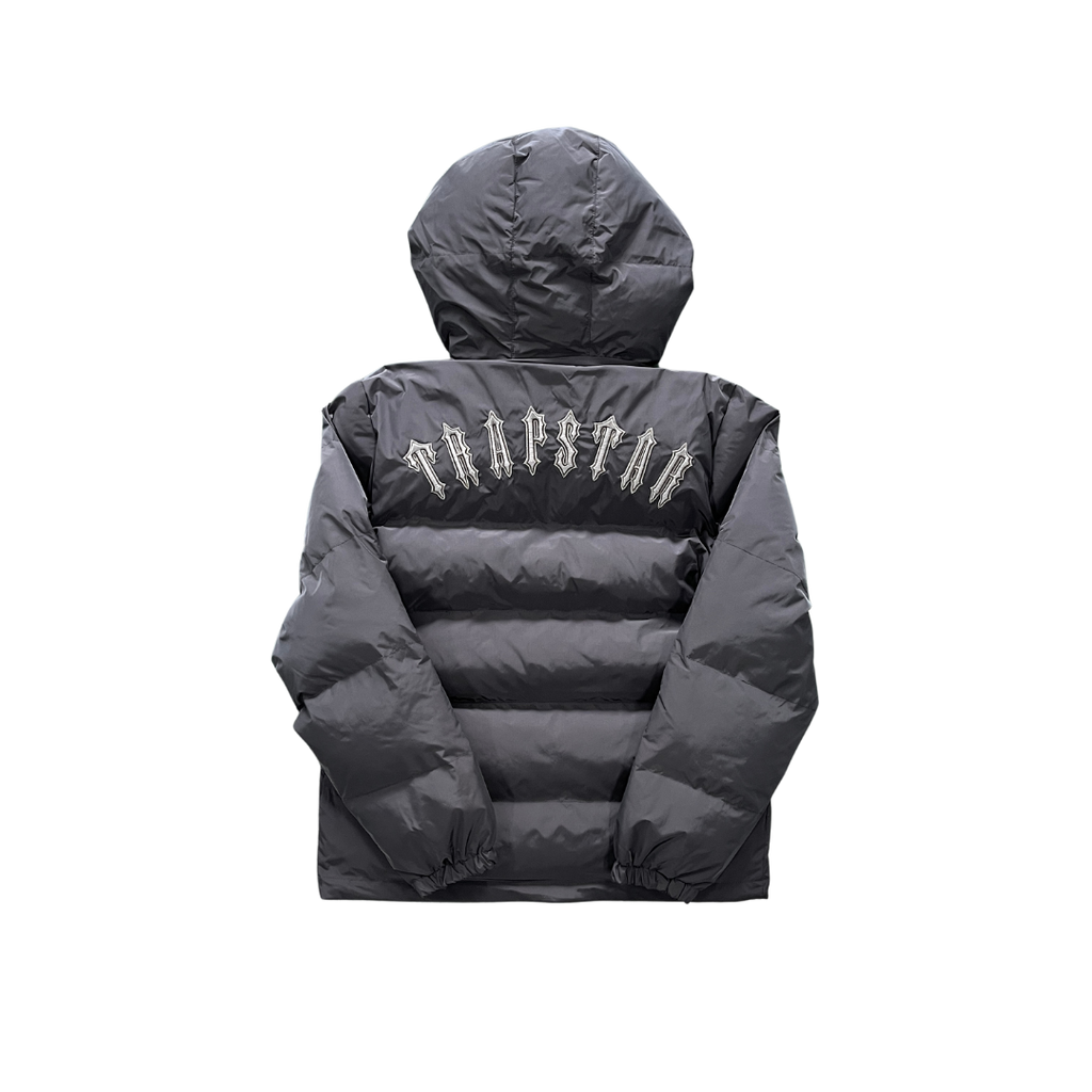 TS Stone Grey Irongate Hooded Puffer Jacket