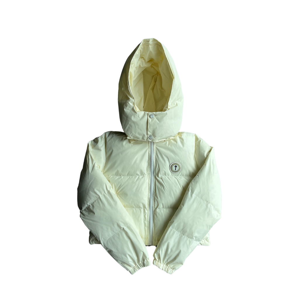 TS Womens Cream Irongate Hooded Puffer Jacket