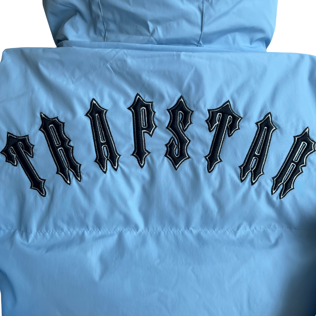 TS Womens Ice Blue Irongate Hooded Puffer Jacket